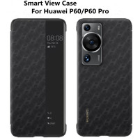 Калъф тефтер оригинален Huawei Smart Clear View Cover за Huawei P60 Pro MNA-AL00 / Huawei P60 Pro MNA-LX9 / Huawei P60 LNA-LX9 / LNA-AL00 черен